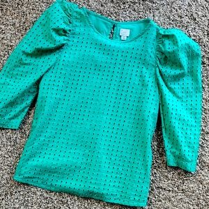 A New Day Puffy Sleeve Top